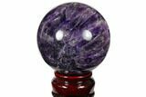 Polished Amethyst Sphere #124500-1